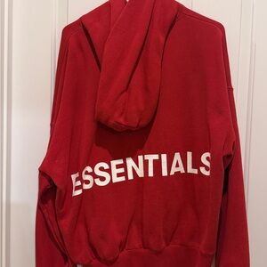 Essentials fog Red Men's Sweater